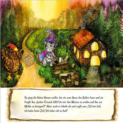 Die kleine rote Henne -Neue und unterhaltsame Version mit Großmutters Rezepten! DEU. – Bild 4